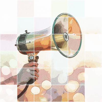 Lucky Megaphone Front Cover