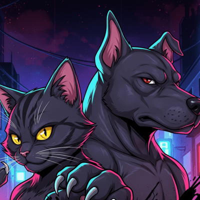 cat and dog Front Cover