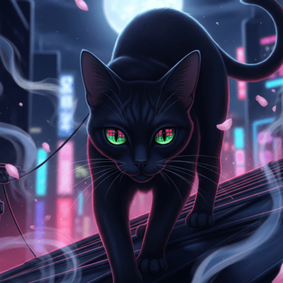 Whispers of the Night Cat Front Cover