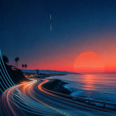Coastal Melodies in Motion Front Cover