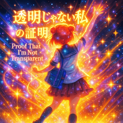 Proof That I'm Not Transparent Front Cover