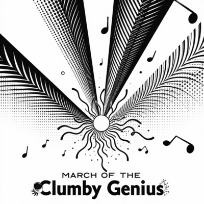 March of the Clumsy Genius Front Cover