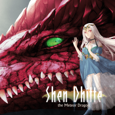 Shen Dhitte -The Meteor Dragon- Front Cover