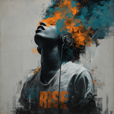 RISE WITH THE MELODY, WE ARE THE VOICE Front Cover