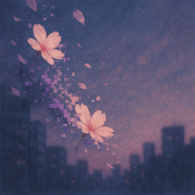 The Cherry Blossoms Remember (feat. 3aayo & Elesaghki Eletsugu) Front Cover