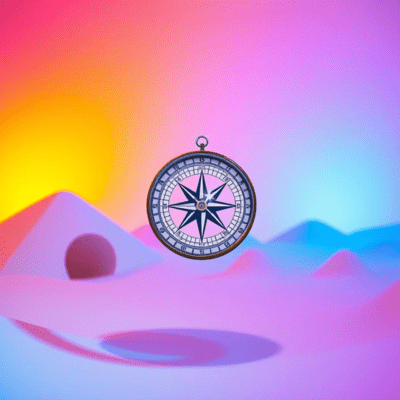 Sparkle Compass Front Cover