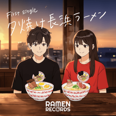 夕焼け長浜ラーメンのジャケット写真