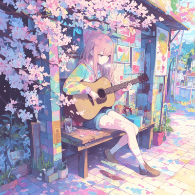 gentle spring breeze Front Cover