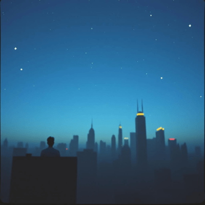 Endless Blue Night Front Cover