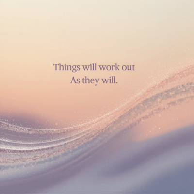 Things Will Work Out Front Cover