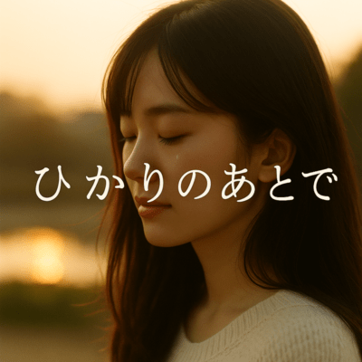 ひかりのあとでのジャケット写真