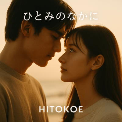 Hitomi no Naka ni" Front Cover