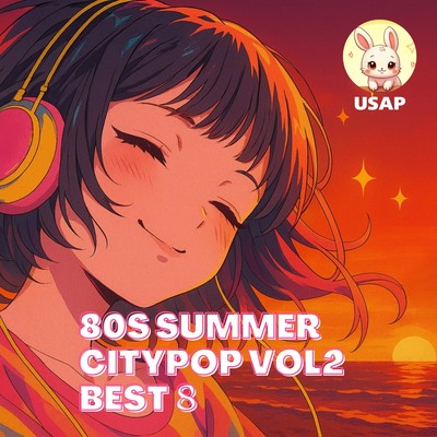 80S SUMMER CITY POP (VOL2 BEST8) Front Cover