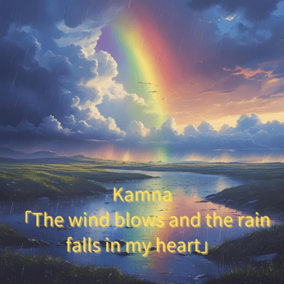 The wind blows and the rain falls in my heart (For the World) Front Cover