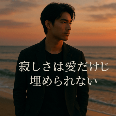 寂しさは愛だけじゃ埋められないのジャケット写真