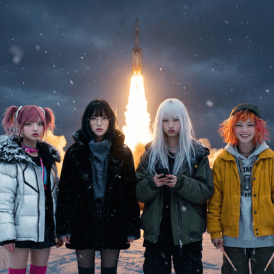 INDIGO ROCKET! (feat. Astronaut Lily) Front Cover