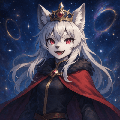 Awakened silver king wolf Milim's theme Front Cover