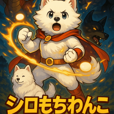 Shiramochi Wanko, the Fluffy Hero of Japan Front Cover
