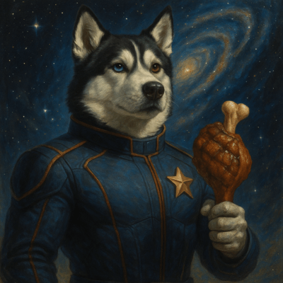 Space Chief Kuroi Wanko - The Mystery of Bone-in Meat Front Cover