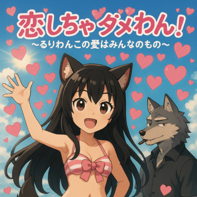 "I Can't Fall in Love, Woof! Ruriwanko's Love is for Everyone" Front Cover