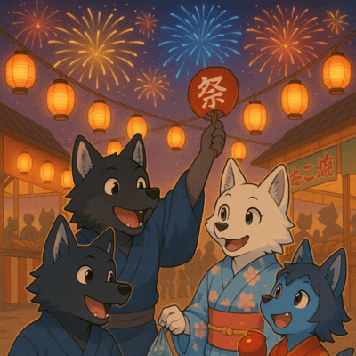 Wolf Festival Nights - July & August 2025 Combined Edition Front Cover
