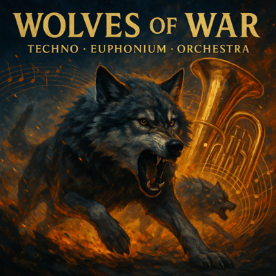 Wolves of War - Techno, Euphonium, Orchestra Front Cover