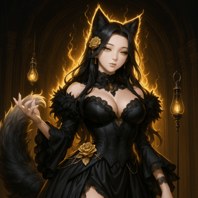 黒狼の儚き罰 -ゆらまろ-のジャケット写真