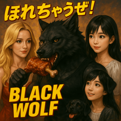 Horechauze! BLACK WOLF Front Cover