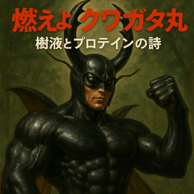 Burn! Kuwagata -Maru - The Anthem of Sap and Protein" Front Cover