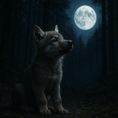 Legend of Silva the Wolf Pup Front Cover