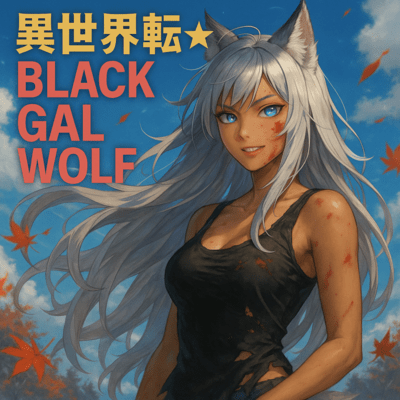 Reborn as a Wolf -Eared Gal!? - BLACK GAL WOLF Front Cover