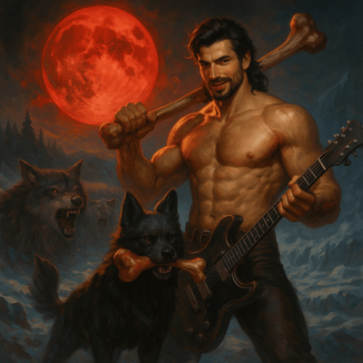 The Mokkori Treasure - Wolf'n Roll Russian Rock Front Cover