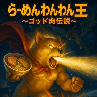 Ramen Wanwan King The legend of GOD meat Front Cover