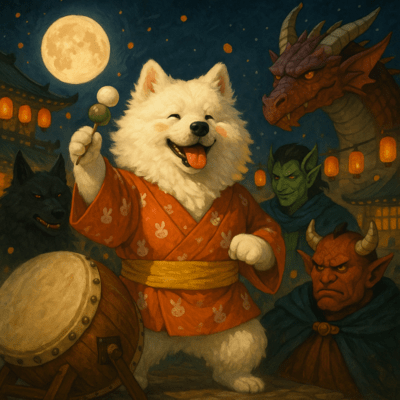 Mochi-Mochi Dance of the White Mochi Wanko Front Cover