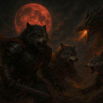 The Battle Theme of The Insane Wolf Brigade Front Cover