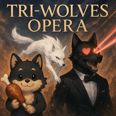 Tri-Wolves Opera Front Cover