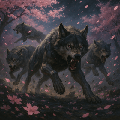 Yozakura Guren-tai BGM Front Cover