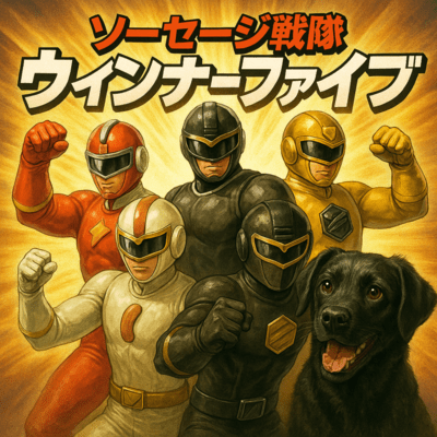 Sausage Sentai - Wiener Five Front Cover