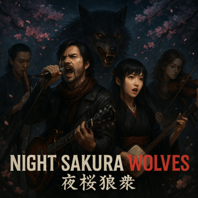 NIGHT SAKURA WOLVES Front Cover