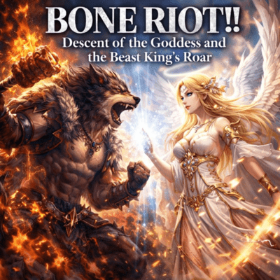 "BONE RIOT!! - Descent of the Goddess and the Beast King's Roar" Front Cover