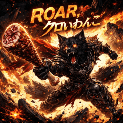 Roar, Kuroiwanko Front Cover