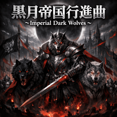 Black Moon Imperial March ~Imperial Dark Wolves~ Front Cover