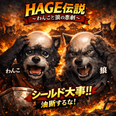 HAGE伝説 ~わんこと狼の悲劇~のジャケット写真