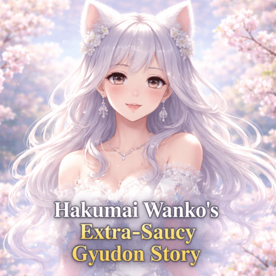 Hakumai Wanko's Extra-Saucy Gyudon Story Front Cover