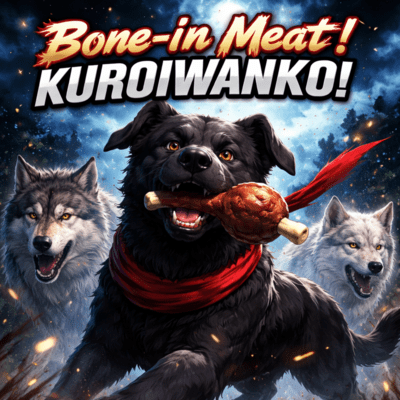 "Bone-in Meat! Kuroiwanko!" Front Cover