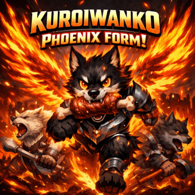 Kuroiwanko Phoenix Form! Front Cover