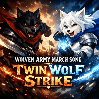 Wolf Army March Song ~Twin Wolf Strike~ Front Cover