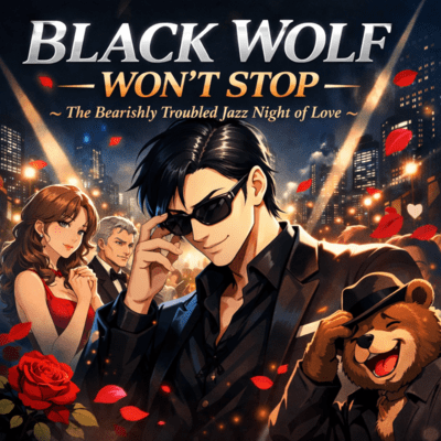 "BLACK WOLF Won't Stop ~The Bearishly Troubled Jazz Night of Love~ " Front Cover