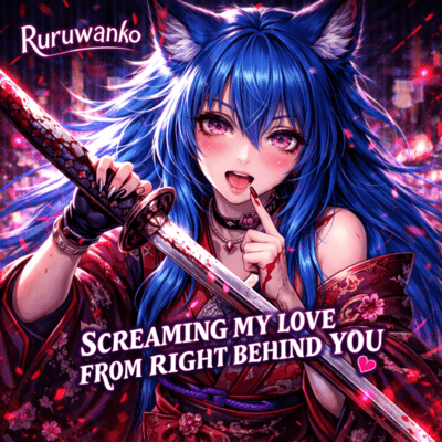 Ruruwanko: "Screaming My Love Right Behind You" Front Cover