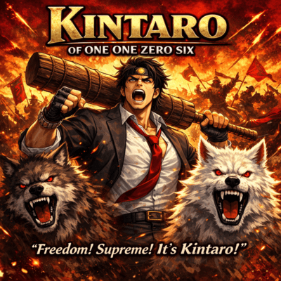 "Kintaro of One One Zero Six ~Freedom, Supreme, It's Kintaro!~ " Front Cover